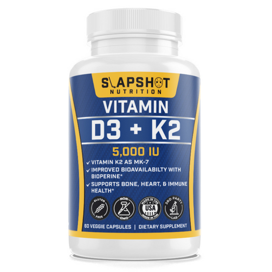 Vitamin D3 with K2 as MK7 (60 Count)